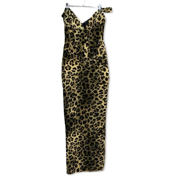 The New Arrivals by Ilkyaz Ozel Shakti Leopard gown Dress corset bustier 36 6 - Picture 7 of 12